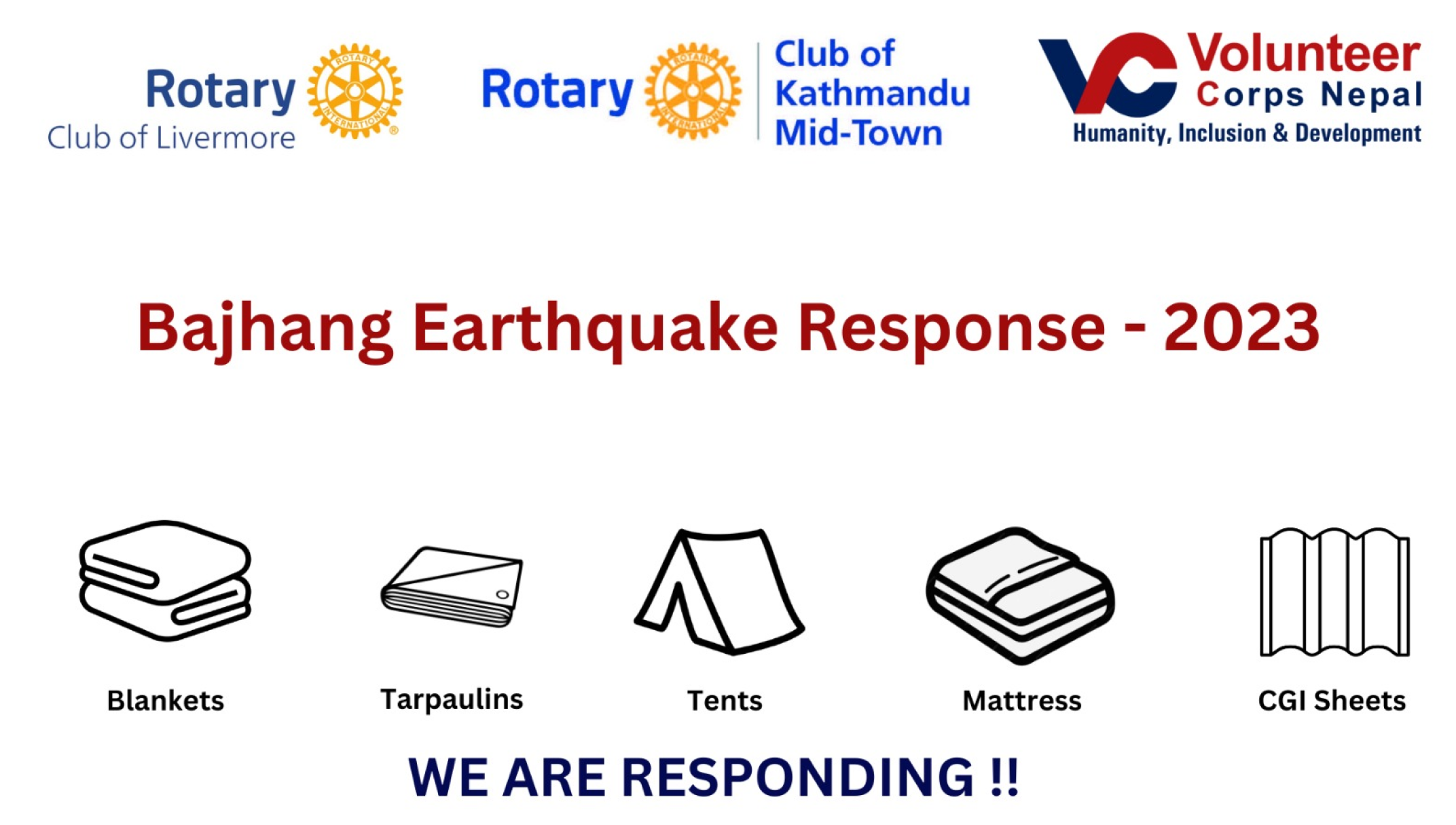 Earthquake Response Banner